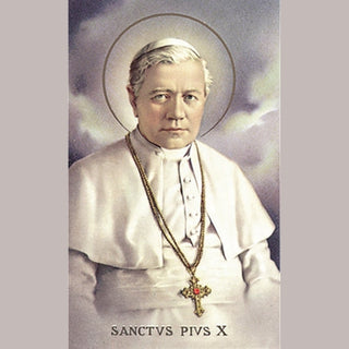100-Pack - St Pius X Holy Card