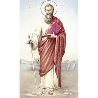 100-Pack - St Paul Holy Card