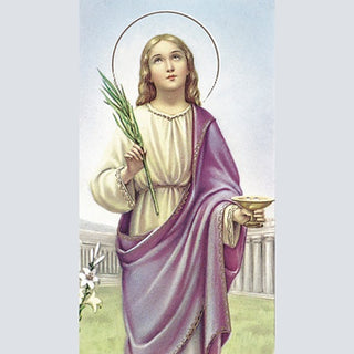 100-Pack - St Lucy Holy Card