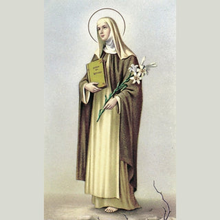 100-Pack - St Catherine Of Seina Holy Card