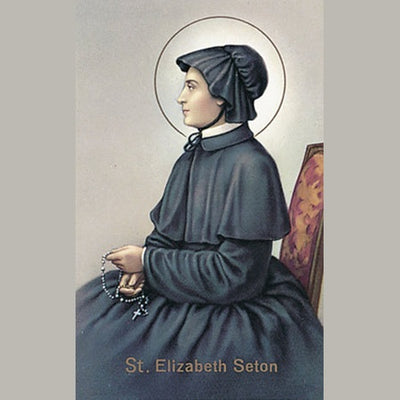 100-Pack - St Elizabeth Seton Holy Card