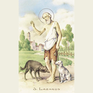 100-Pack - St Lazarus Holy Card