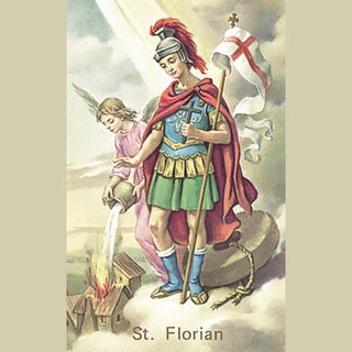 100-Pack - St Florian Holy Card