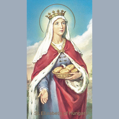 100-Pack - St Elizabeth Of Hungary Holy Card
