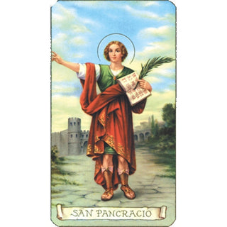 100-Pack - Saint Pancracio Holy Card