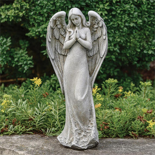 14.5-Inch Praying Angel Garden Statue