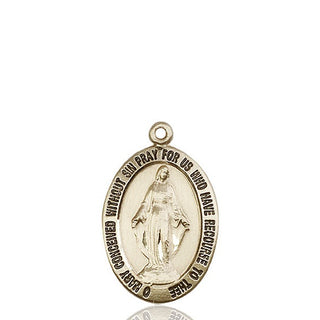 14kt Gold Miraculous Medal