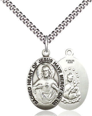 Pewter Scapular Medal Catholic Jewelry
