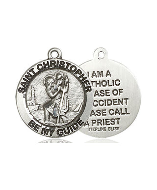 Pewter Saint Christopher Medal