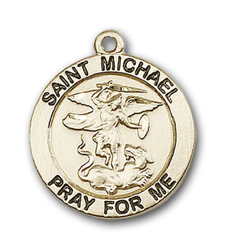 Gold-Filled Saint Michael the Archangel Pendant