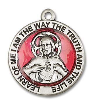Sterling Silver Scapular Medal Religious Jewelry