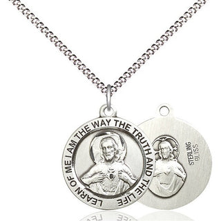 Pewter Scapular Medal Religious Jewelry