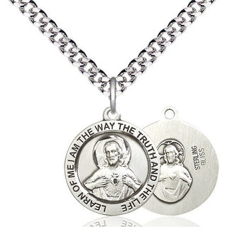 Pewter Scapular Medal Religious Jewelry