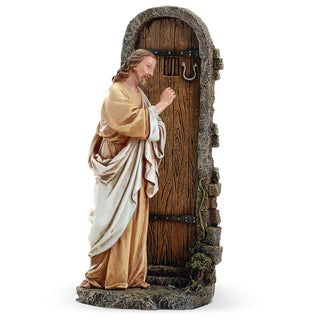 11.75-Inch Jesus Knocking At Door Figure - Renaissance Collection