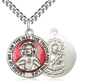 Sterling Silver Scapular Medal Catholic Jewelry