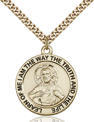 14kt Gold Filled Scapular Medal Catholic Jewelry