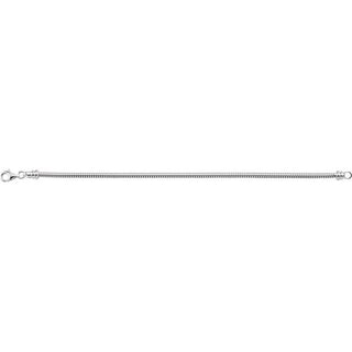 Sterling Silver 3 mm Snake 7 1/2" Chain