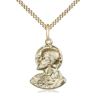 14kt Gold Filled Head of Christ Medal Religious Jewelry