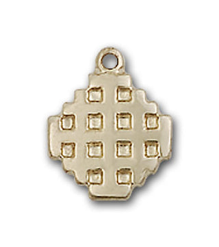 Gold-Filled Jerusalem Cross Pendant