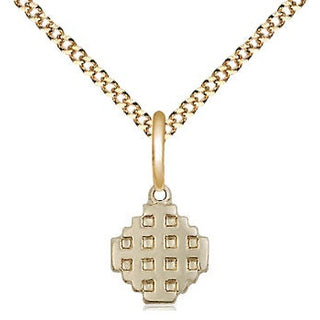 Gold-Filled Jerusalem Cross Pendant