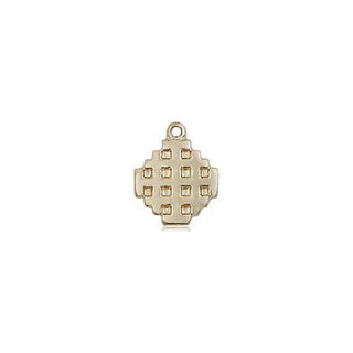 14kt Gold Jerusalem Cross Medal
