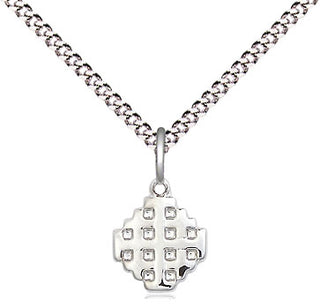 Sterling Silver Jerusalem Cross Pendant