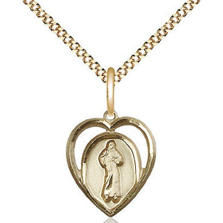 14kt Gold Filled Divine Mercy Medal Religious and Catholic Jewelry