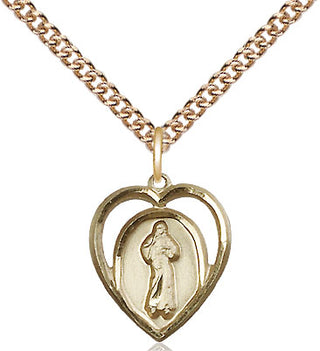 14kt Gold Filled Divine Mercy Medal Religious and Catholic Jewelry
