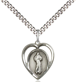 Sterling Silver Divine Mercy Medal Religious and Catholic Jewelry