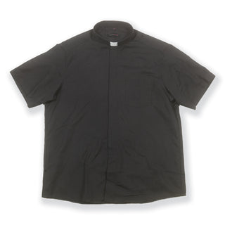 Short Sleeve Single Pocket Clergy Shirt Size 18