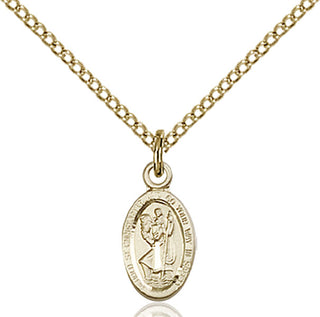 Gold-Filled St. Christopher Pendant