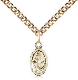 14kt Gold Miraculous Medal