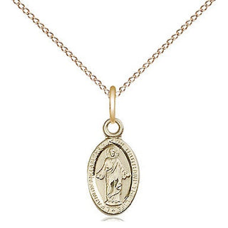 14kt Gold Scapular Medal