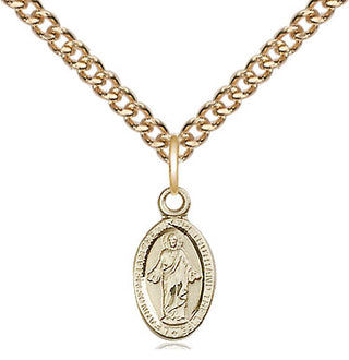 14kt Gold Scapular Medal