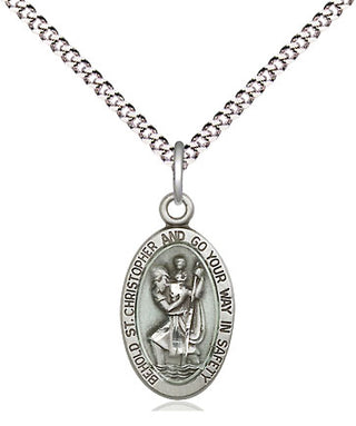Sterling Silver Saint Christopher Medal Religious Jewelry
