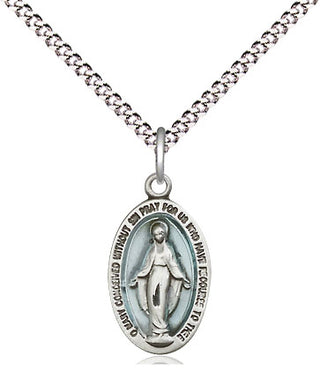 Sterling Silver Miraculous Medal Religious Jewelry