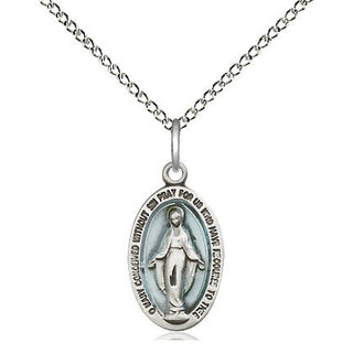 Sterling Silver Miraculous Medal Religious Jewelry