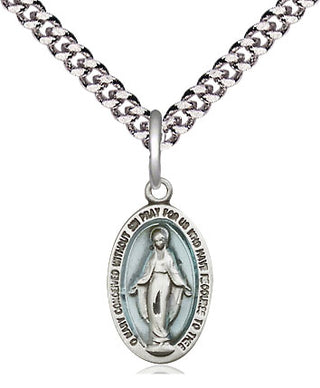 Sterling Silver Miraculous Medal Religious Jewelry
