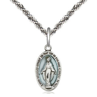 Sterling Silver Miraculous Medal Religious Jewelry