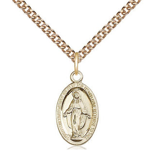 14kt Gold Filled Miraculous Medal Religious Jewelry