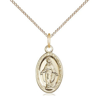 14kt Gold Miraculous Medal