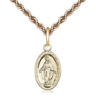 14kt Gold Miraculous Medal