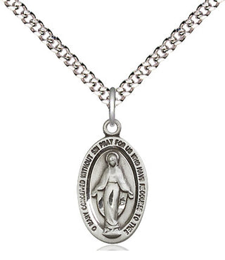 Sterling Silver Miraculous Medal Religious Jewelry
