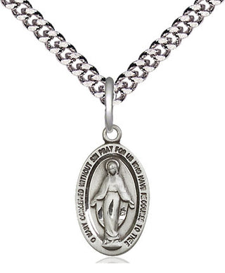 Sterling Silver Miraculous Medal Religious Jewelry