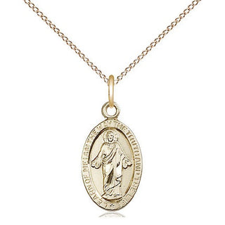 14kt Gold Filled Scapular Medal Religious Jewelry