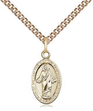 14kt Gold Filled Scapular Medal Religious Jewelry