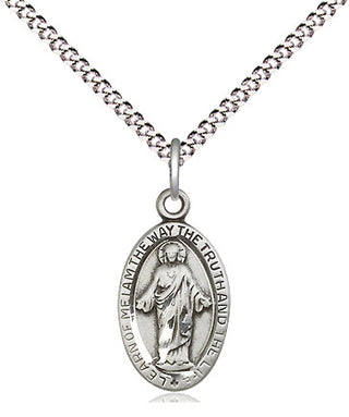 Sterling Silver Scapular Medal Religious Jewelry