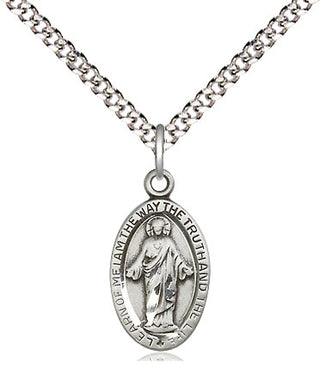 Sterling Silver Scapular Medal Religious Jewelry