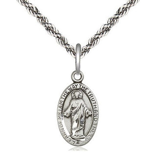 Sterling Silver Scapular Medal Religious Jewelry