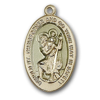 Gold-Filled Saint Christopher Pendant